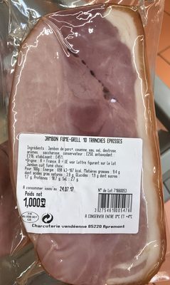 Jambon fumé-grill - 产品 - fr