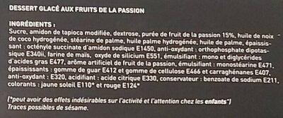 Moches fruit de la passion - Ingredients - fr