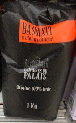 Riz long parfumé Basmati - Produit
