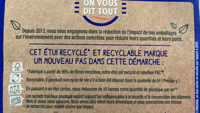 L'Original - Instruction de recyclage et/ou informations d'emballage