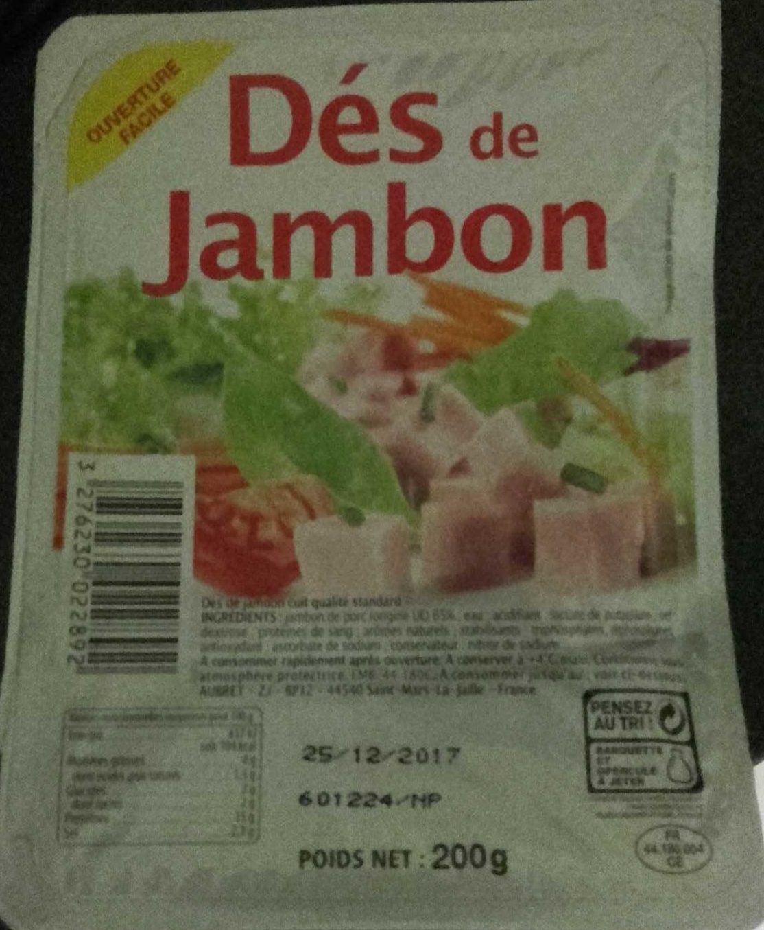 Dés de Jambon - Product - fr
