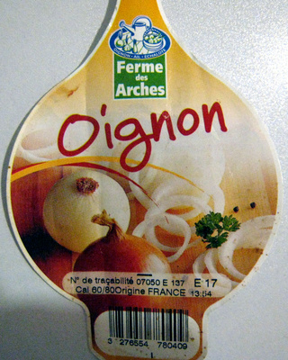 Oignon 1Kg Cat. 1 Cal. 60-80 Ferme des Arches - Produit