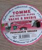 Tomme vache brebis Fromagerie Ebrard - Produit