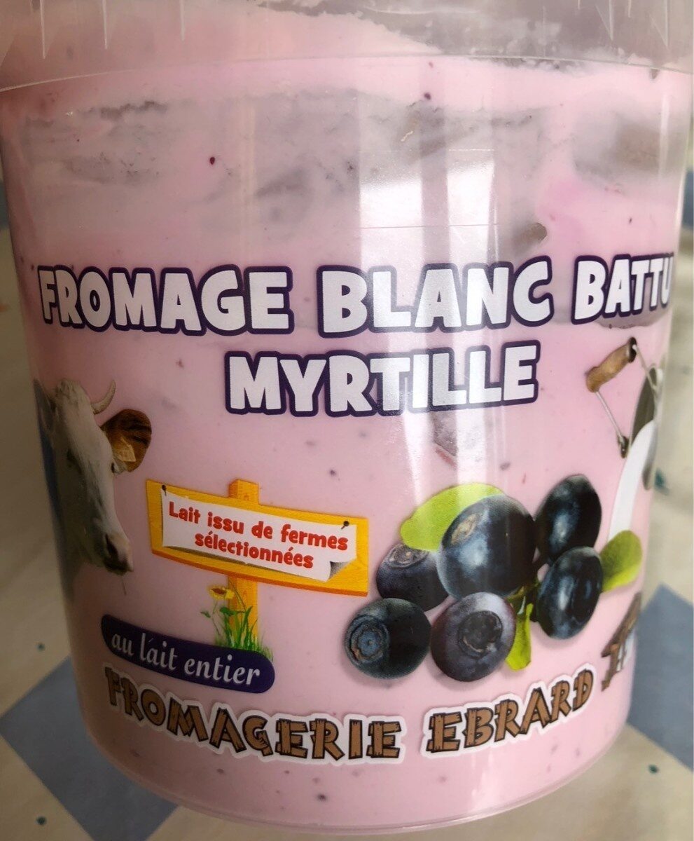 Fromage blanc battu myrtille - Produit