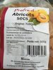 Abricots secs - Produkt