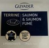 Terrine - Saumon & saumon fumé - Produit