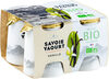 Yaourt vanille bio pot carton 4x125g - نتاج