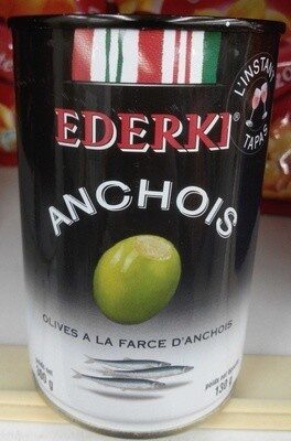 Olives farcies à la farce d'anchois - Produkt - fr