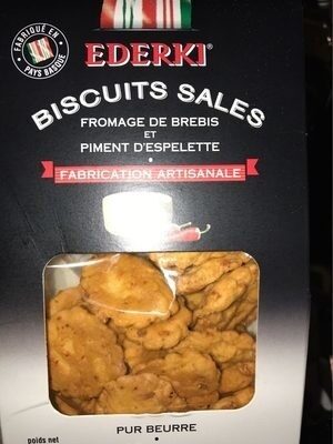 Biscuits salés - fromage de brebis et piment d'espelette - Produkt - fr