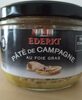 Paté de campagne au foie gras - Produkt