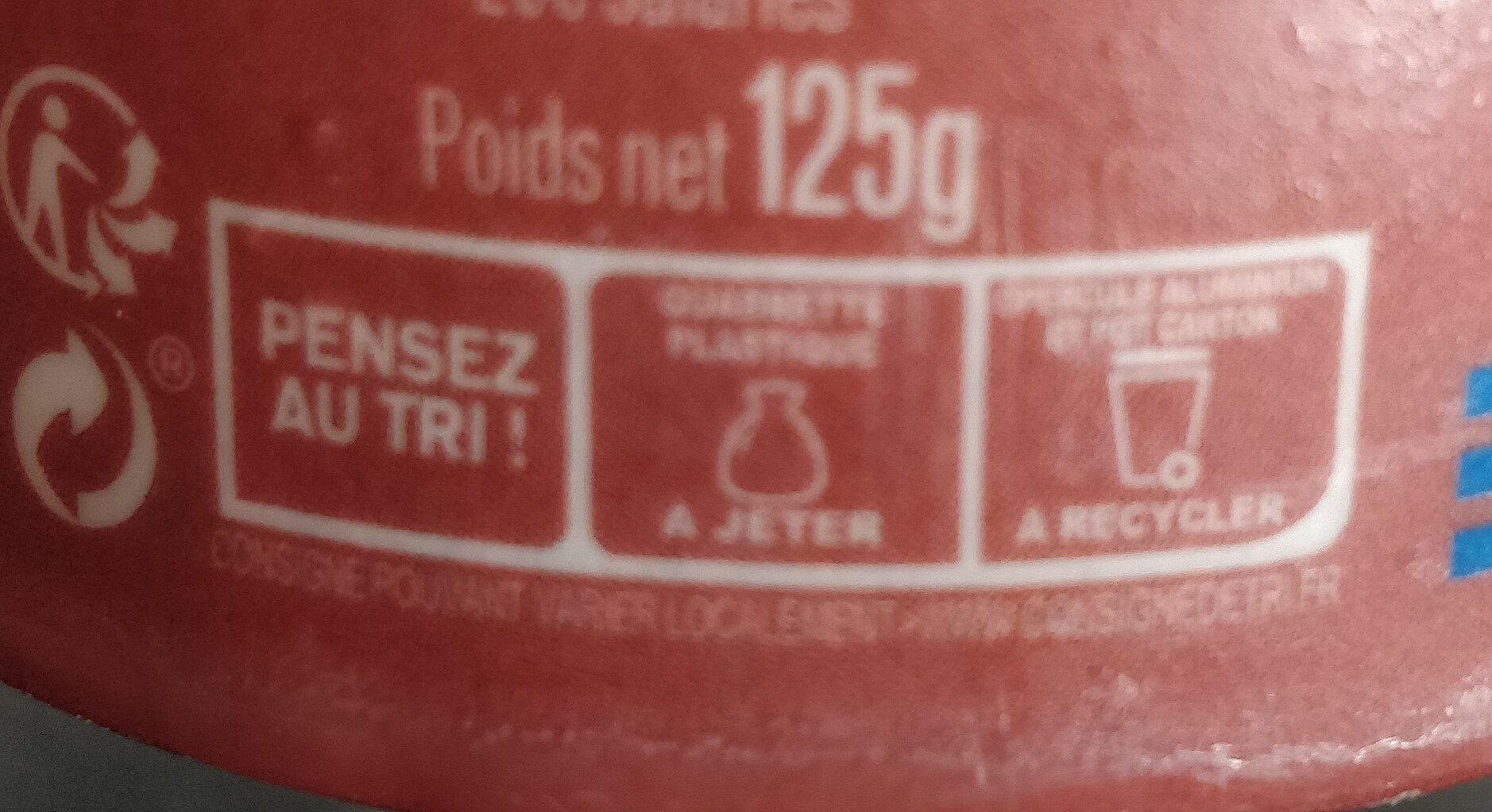 Emprésuré caramel au beurre salé - Recycling instructions and/or packaging information - fr