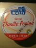 Fromage frais Malo saveur vanille fraise - Product