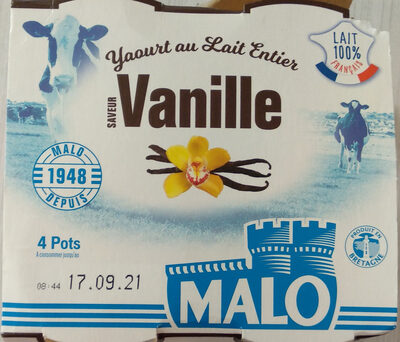 Yaourt au lait entier Saveur Vanille - نتاج - fr