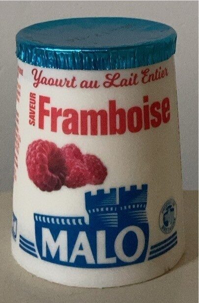 Yaourt au lait entier saveur Framboise - Product - fr
