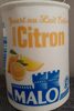 Yaourt au lait entier saveur citron - Produit