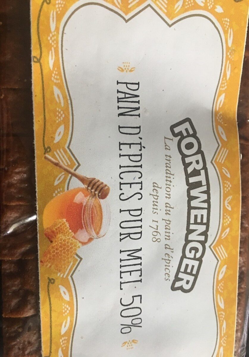Pain d'epices pur miel fortwenger - Product - fr