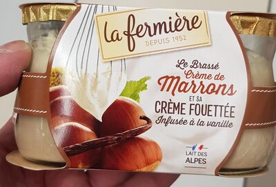 Brassé marron et sa crème fouettée - Product - fr