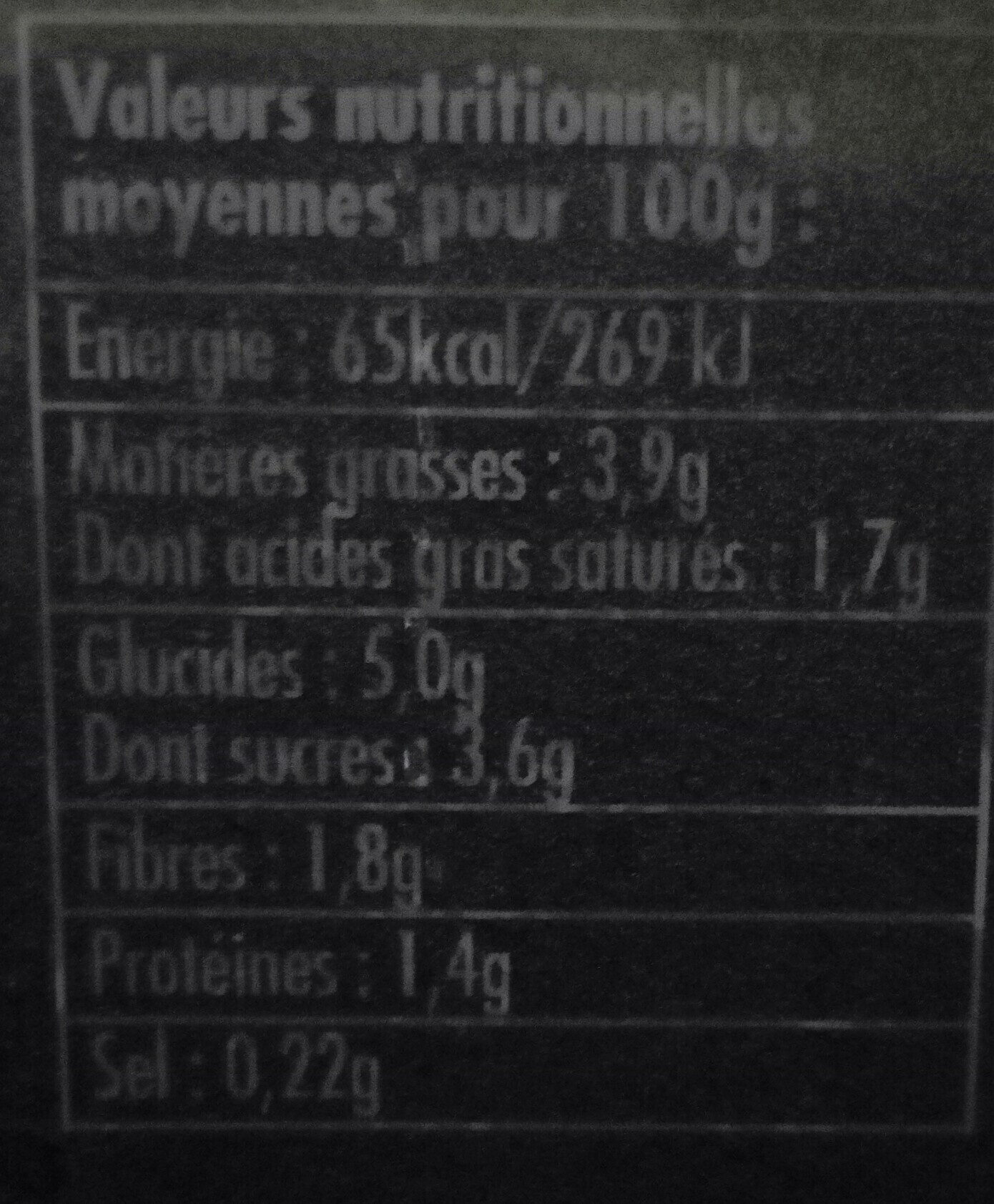 Plateau Apéro & sa sauce Kiri - Nutrition facts - fr