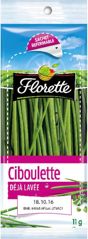 Florette - Ciboulette 11g - Produit