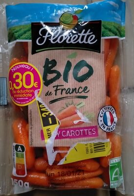 Baby carottes bio de france - Product - fr
