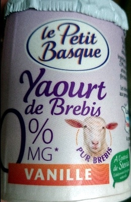 Yaourt 0% mg vanille - Produit