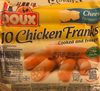 10 chicken francks cheese - Product