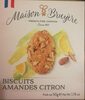 Biscuits amandes citron - Product