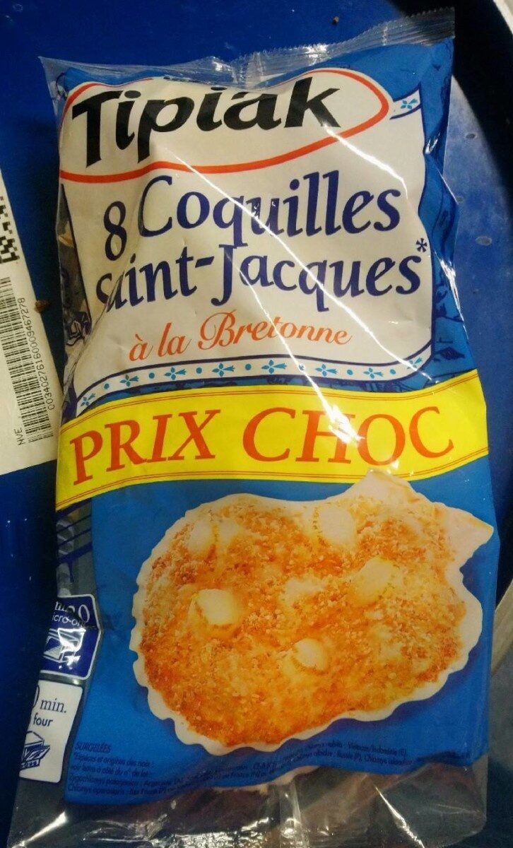 8 coquilles saint-jacques à la bretonne - Product - fr