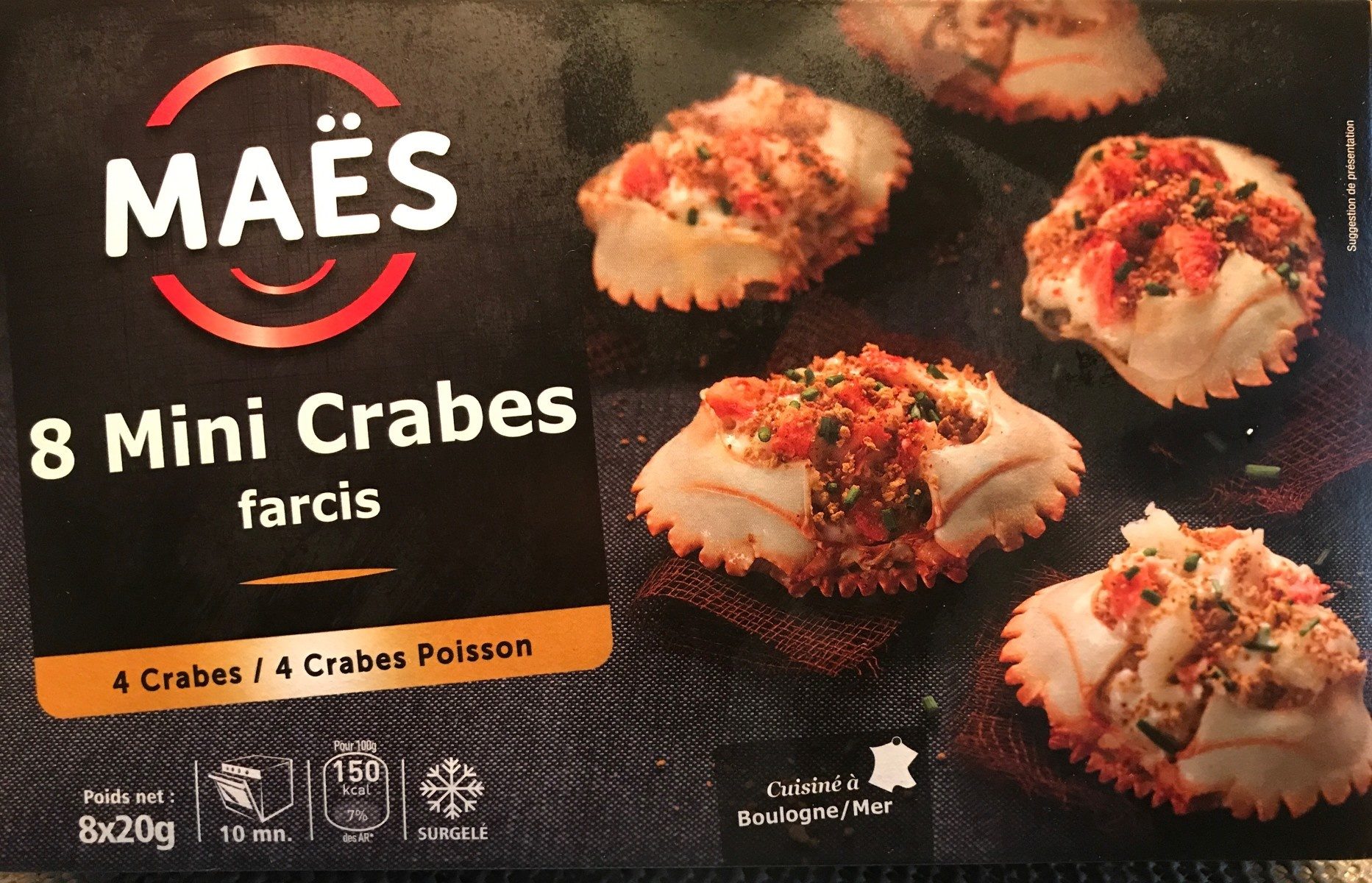 8 mini crabes farcis - نتاج - fr