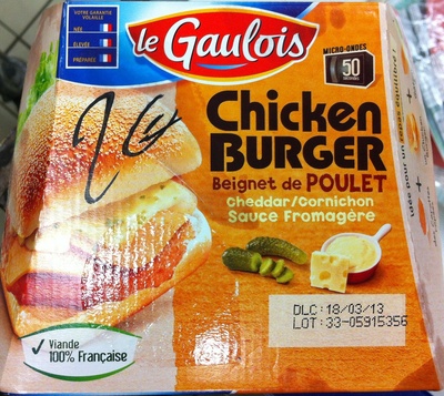 Chicken Burger - Product - fr