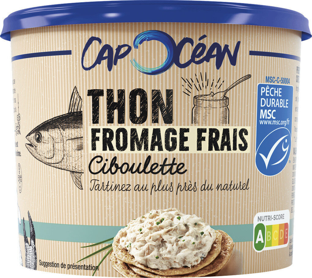 Tartinable Thon MSC Fromage Frais & Ciboulette - Produit