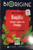 Infusion bio Basilic saveur naturelle de fraise - Produit
