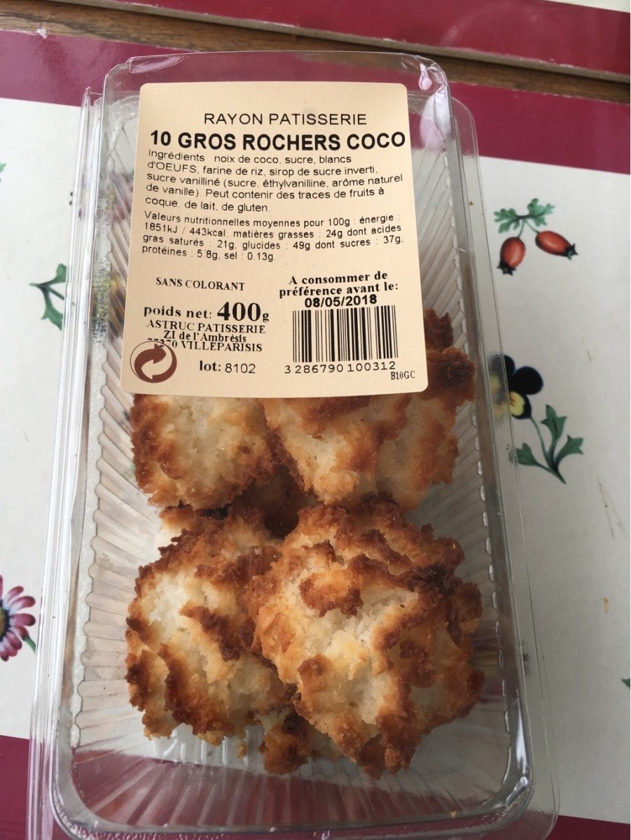10 Gros Rochers Coco - Product - fr