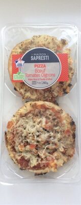 Pizza Boeuf Tomates Oignon - Produit