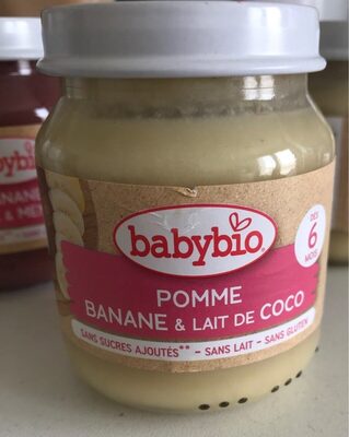Babybio pomme banane et lait de coco - Product - fr