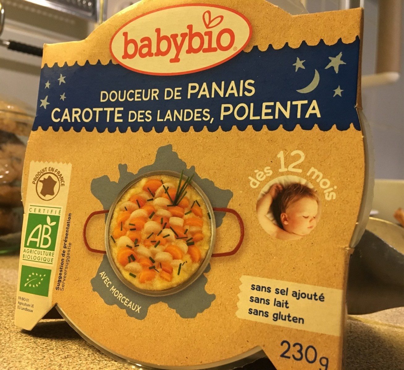 Bonne nuit douceur de panais et carotte des landes et polenta - Produit