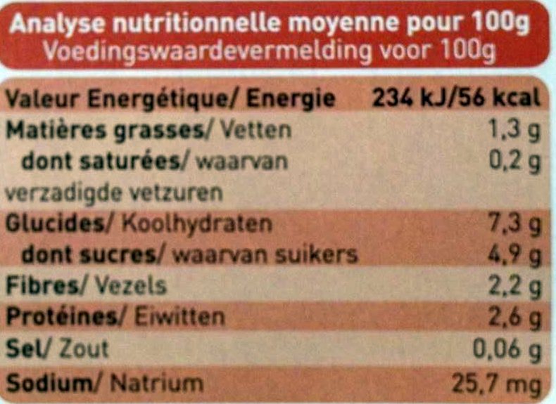 Petit Pot Carotte, Pruneau, Boeuf Fermier Aquitaine & Limousin - Nutrition facts - fr