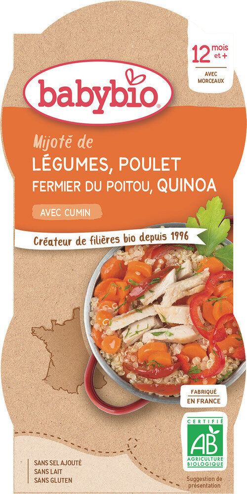 Bols Légumes Poulet Quinoa - Product - fr