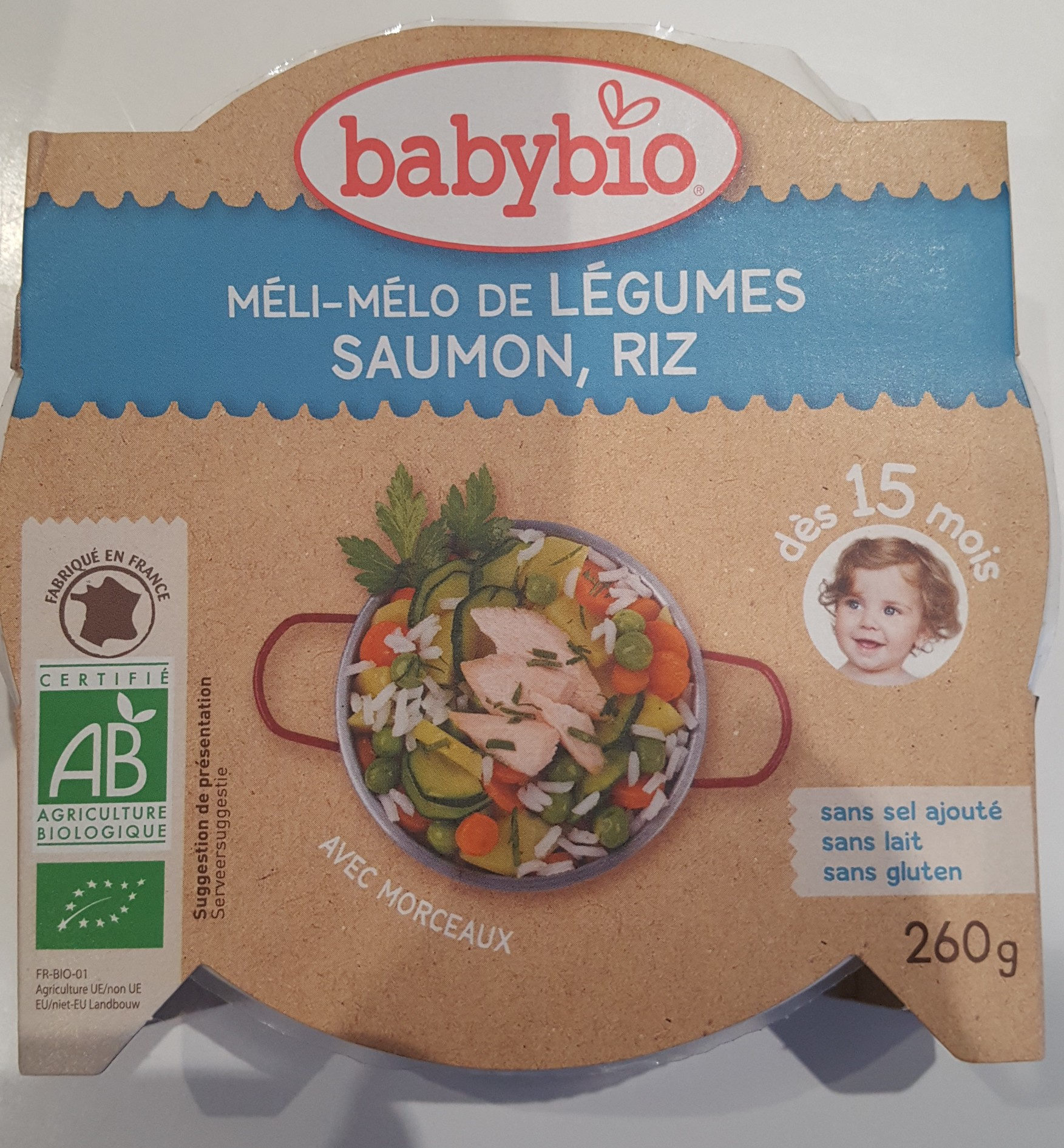 Meli Melo De Legumes Au Saumon Riz - Produit