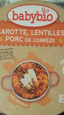 Cassolette de carotte des Landes, lentilles du Gers, Porc de Nouvelle-Aquitaiine - Tableau nutritionnel