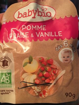 Compote Pomme fraise et vanille - Product - fr