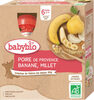 Gourde Poire Banane Millet Bio - Produit