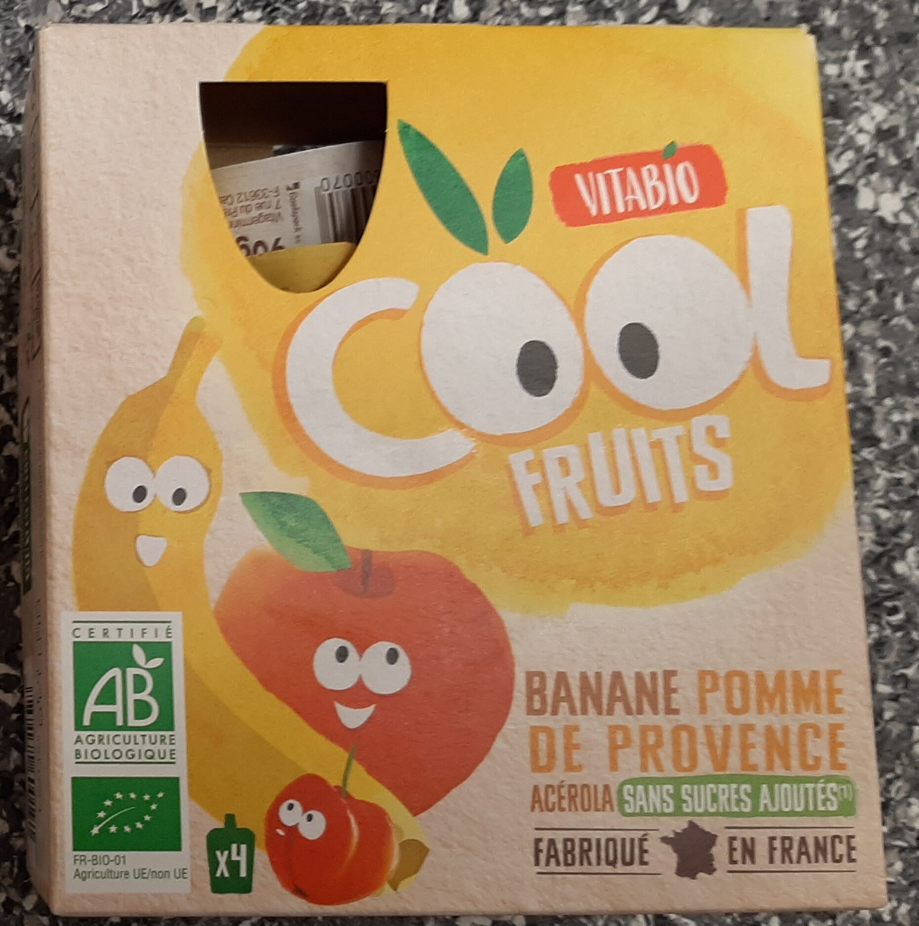 Banane Pomme de Provence Acérola sans sucres ajoutés - نتاج - fr