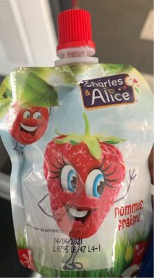 Compote de pomme fraises allégée en sucres - Nutrition facts - fr