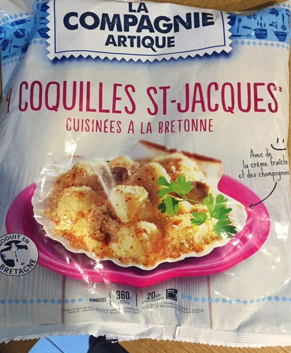 Coquilles St-Jacques cuisinées à la bretonne - Product - fr