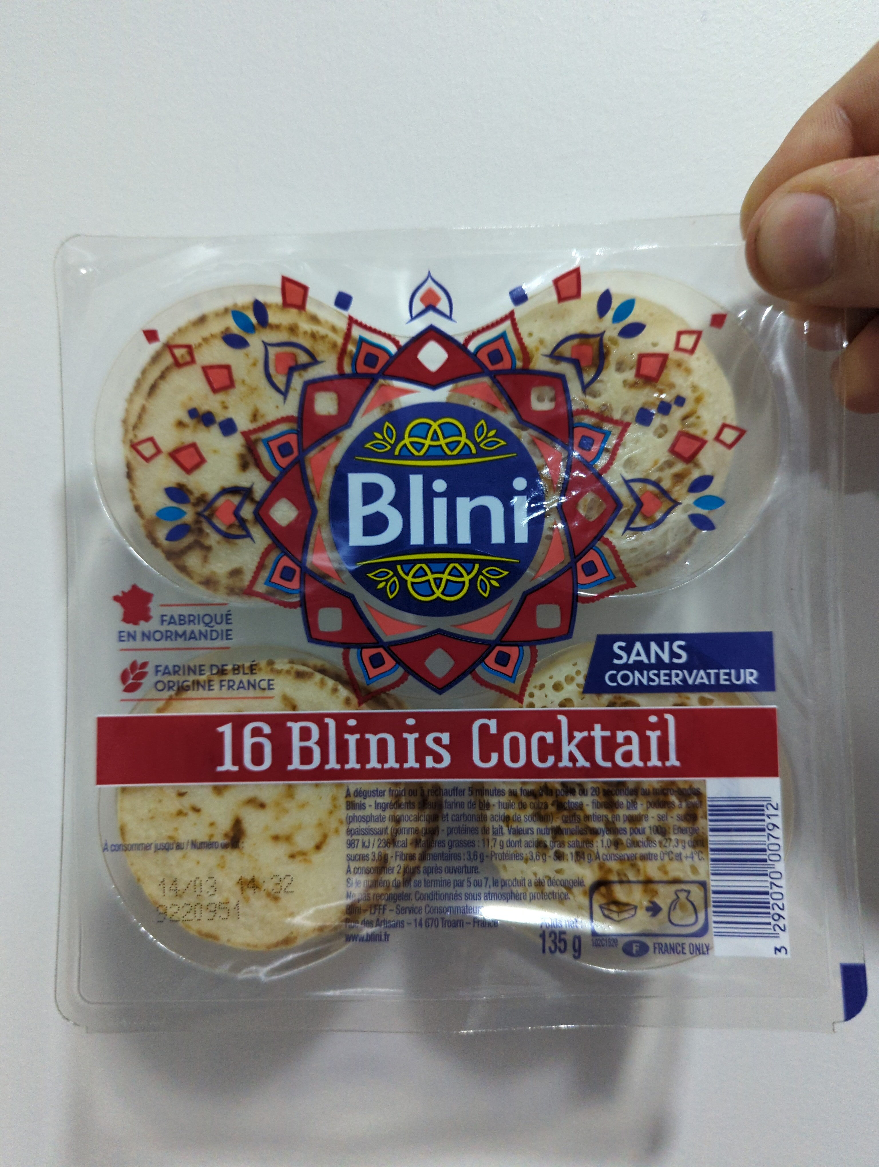 16 Blinis cocktail Blini - Product - fr