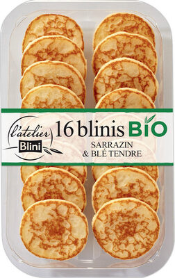16 Blinis cocktail 135g BIO - Product - fr