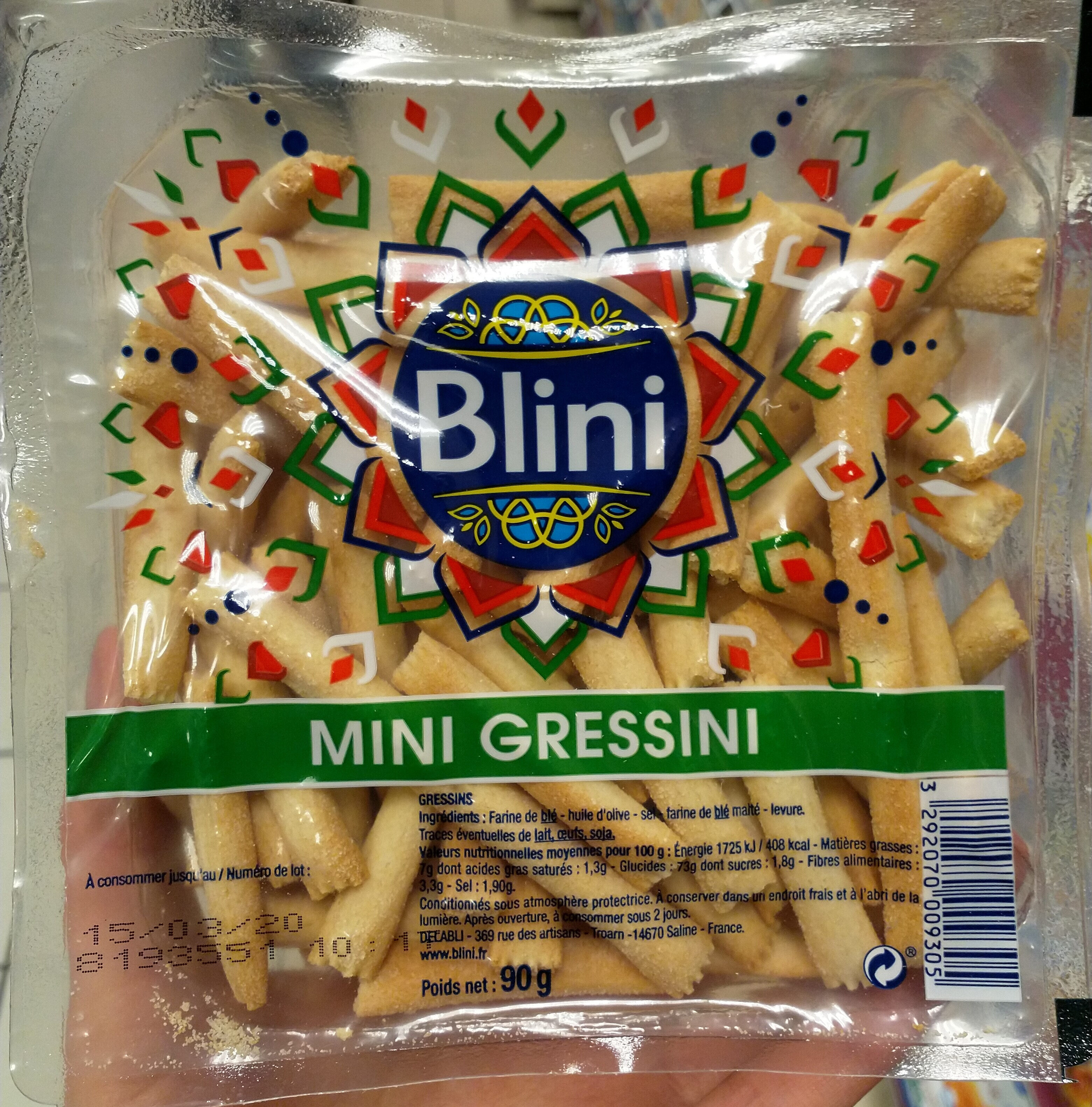 Mini gressin - Produit