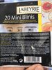 20 Mini Blinis - Produkt