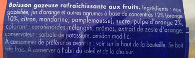 Orangina tropical - Ingredients - fr